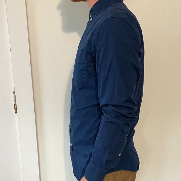 Men's small Banana Republic Cotton-Stretch Oxford - Picture 2 of 5